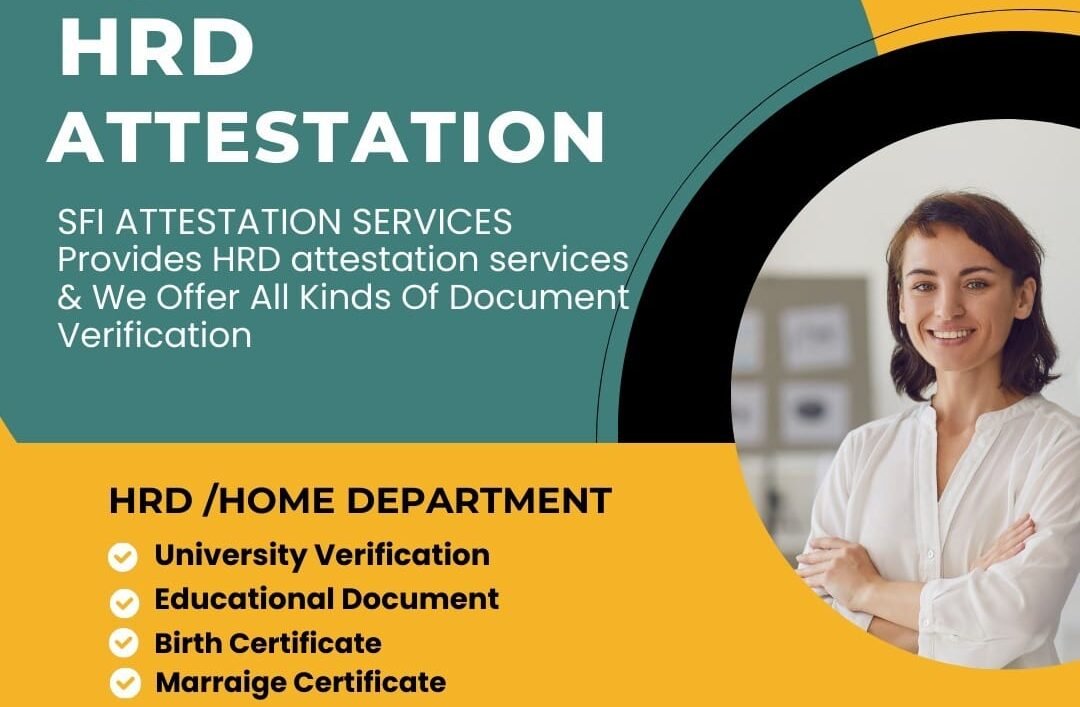 HRD Attestation Services in Bangalore,karnataka