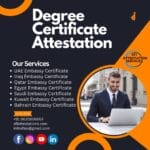 Degree Certificate Attestation in Bangalore